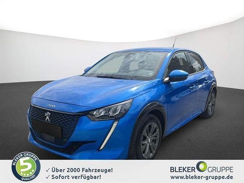 Vertigo blau Gebraucht 2021 Peugeot e-208 Allure Kleinwagen | 13.980 € (Guter Preis) - Bild 1/4