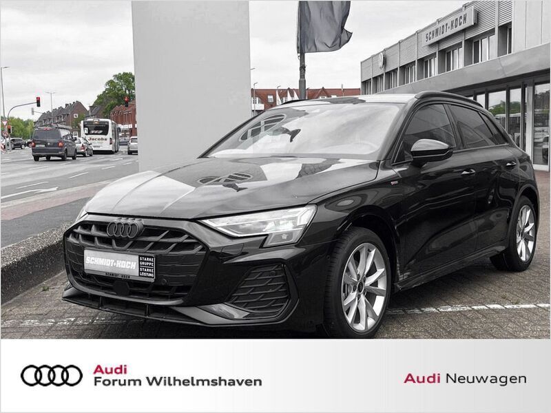 Schwarz Neu 2025 Audi A3 Sportback S-Line Limousine | 35.440 € (Guter Preis) - Bild 1/4