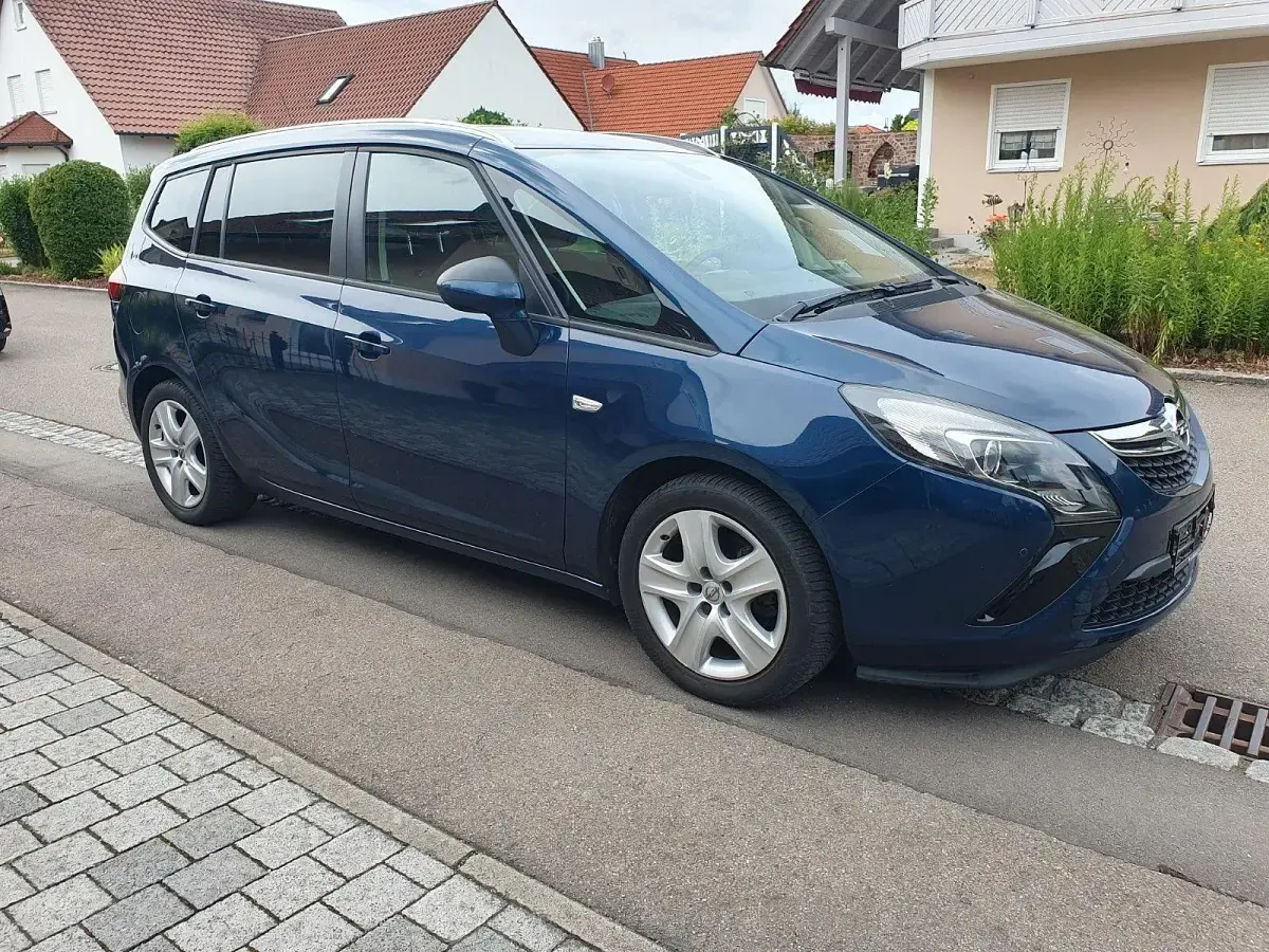 Gebraucht Opel Zafira Tourer Edition 140 PS (102 kW) 2012 Blau Van / Kleinbus