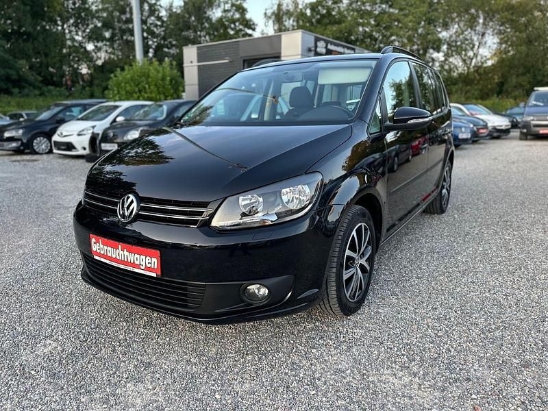 Schwarz Gebraucht 2014 VW Touran Trendline Van / Kleinbus | 10.500 € (Fairer Preis) - Bild 1/4