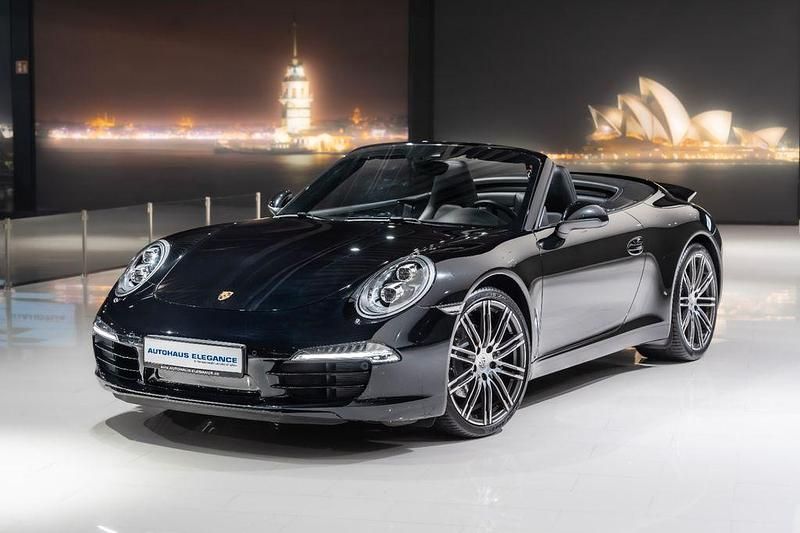 Schwarz Gebraucht 2016 Porsche 991 Black Edition Cabrio | 89.980 € - Bild 1/4