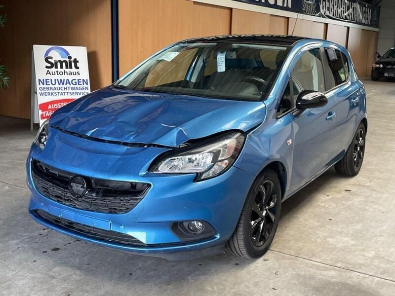 Blau Gebraucht 2019 Opel Corsa Edition Kleinwagen | 4.950 € - Bild 1/4