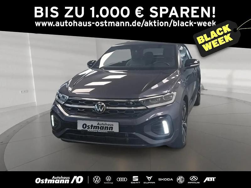 Grau Gebraucht 2022 VW T-Roc Cabriolet R-line Cabrio | 27.549 € (Guter Preis) - Bild 1/4