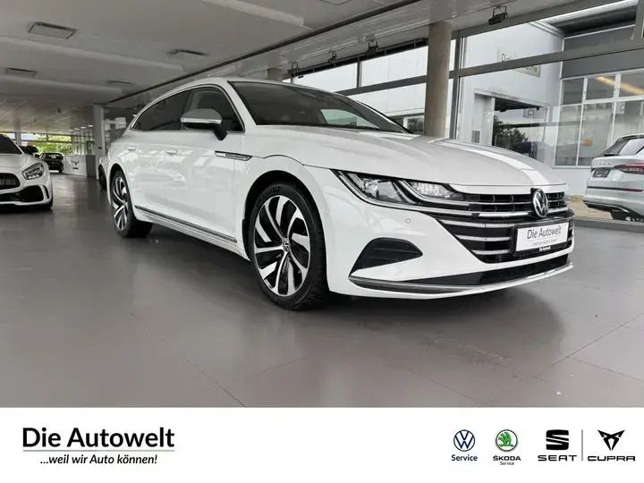 Pure white (weiß) Gebraucht 2021 VW Arteon Kombi | 27.980 € (Fairer Preis) - Bild 1/4