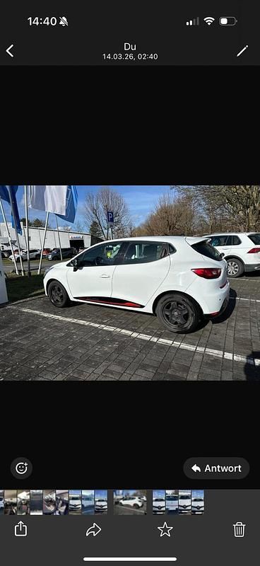 Gebraucht Renault Clio IV 75 PS (55 kW) 2013 Weiß Kleinwagen