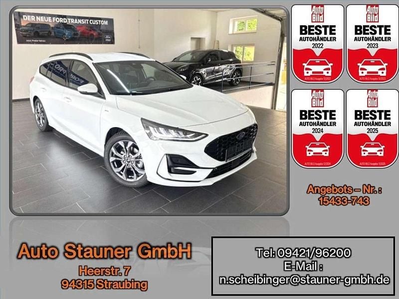 Neu Ford Focus ST-Line 125 PS (91 kW) 2025 Frozen white Kombi