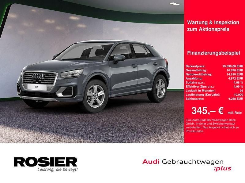 Grau / nanograu (metallic) Gebraucht 2019 Audi Q2 Sport SUV | 19.890 € (Guter Preis) - Bild 1/4