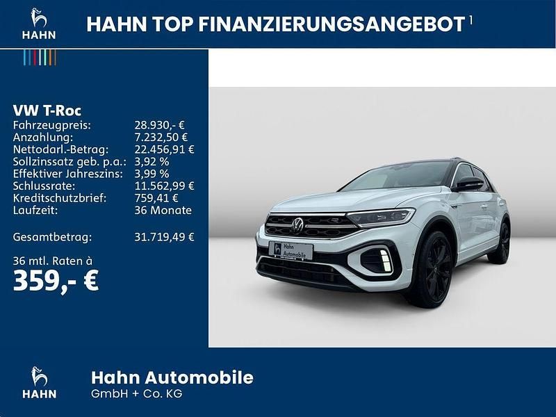 Gebraucht VW T-Roc R-line 150 PS (110 kW) 2023 Weiß SUV