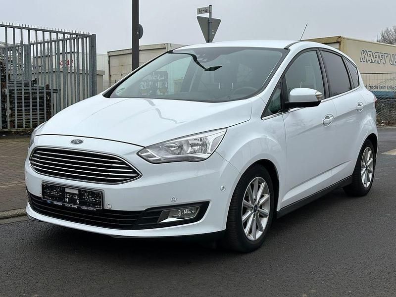 Weiß Gebraucht 2016 Ford C-MAX Titanium Van / Kleinbus | 8.000 € (Fairer Preis) - Bild 1/4