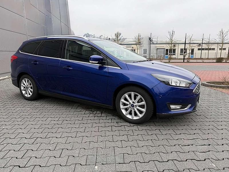 Brugt Ford Focus Titanium 150 HK (110 kW) 2016 Blå Stationcar