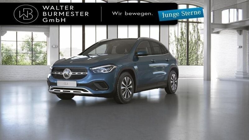 Denimblau metallic Gebraucht 2020 Mercedes GLA250 SUV | 31.490 € (Fairer Preis) - Bild 1/4