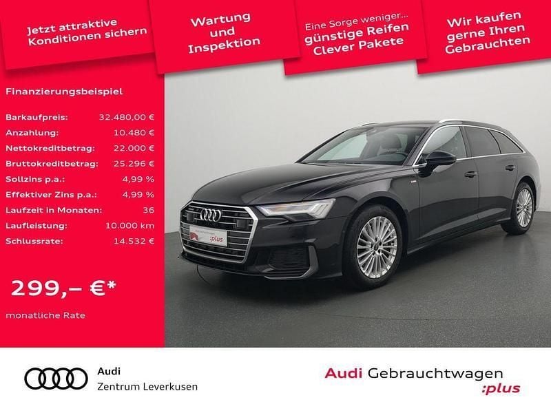Mythosschwarz metallic Gebraucht 2022 Audi A6 Ambiente Kombi | 32.480 € (Guter Preis) - Bild 1/4