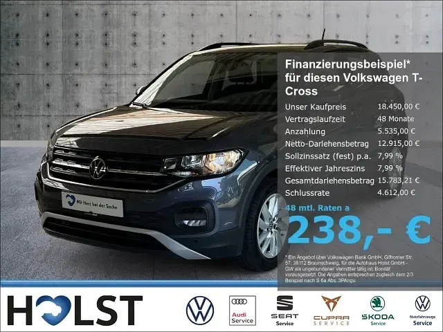 Gebraucht VW T-Cross Life 95 PS (69 kW) 2022 SUV