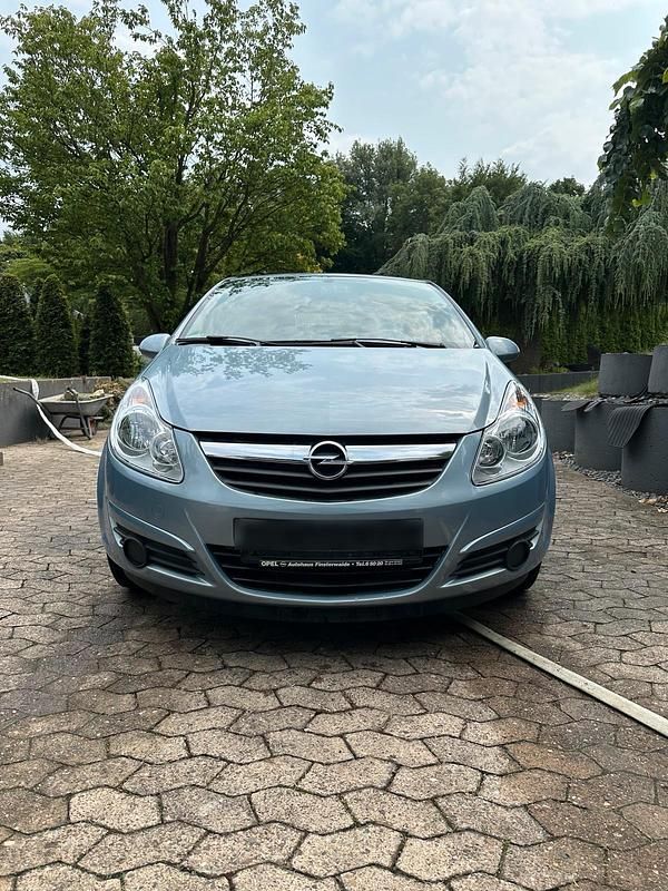 Blau Gebraucht 2008 Opel Corsa Kleinwagen | 2.049 € (Guter Preis) - Bild 1/4