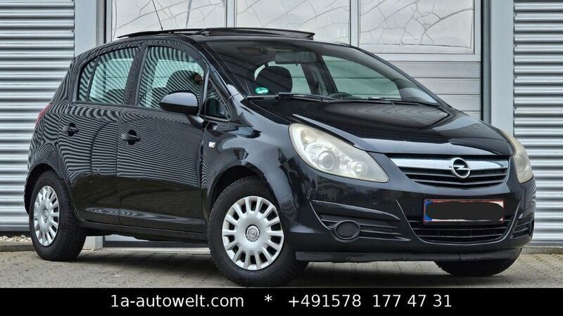 Schwarz Gebraucht 2008 Opel Corsa Edition Limousine | 2.480 € (Fairer Preis) - Bild 1/4