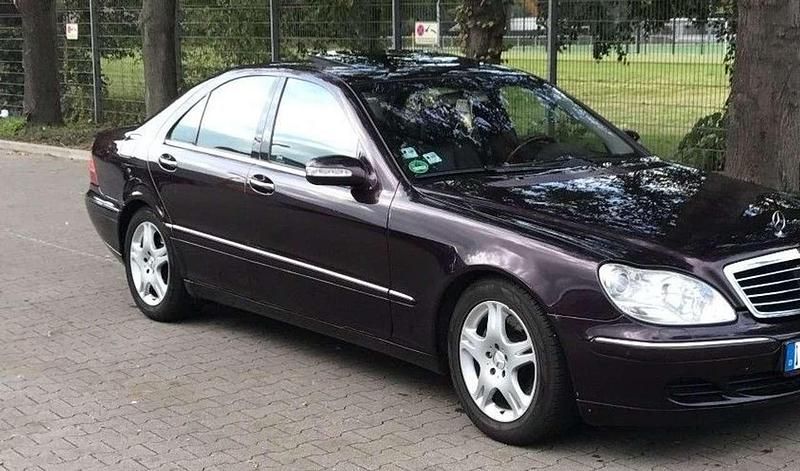 Violett Gebraucht 2003 Mercedes S500 Limousine | 3.300 € (Superpreis) - Bild 1/4