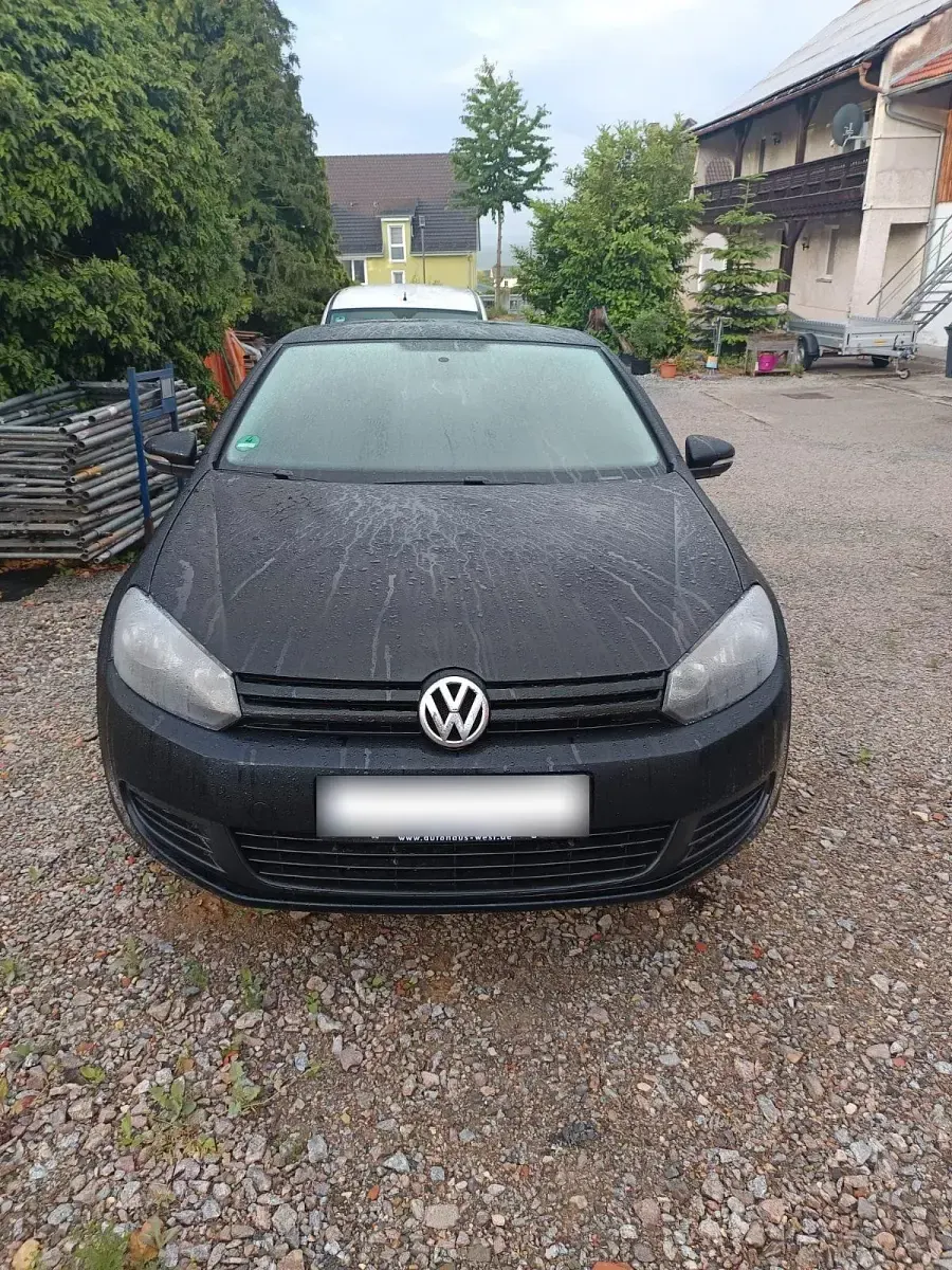Gebraucht VW Golf VI 80 PS (58 kW) 2009 Schwarz Kleinwagen