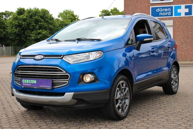Blau Gebraucht 2014 Ford Ecosport Titanium SUV | 7.490 € (Fairer Preis) - Bild 1/4