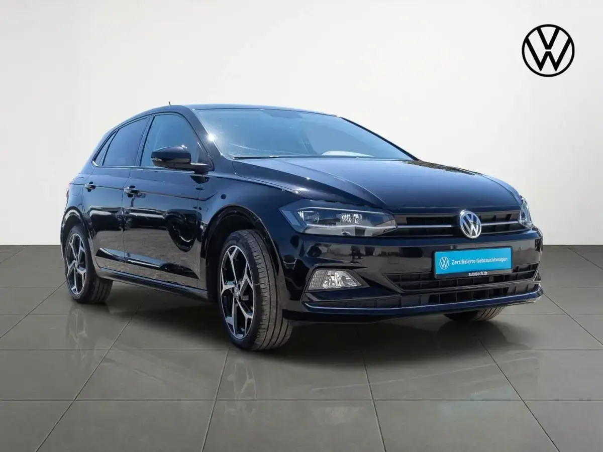 Gebraucht VW Polo Highline 95 PS (69 kW) 2018 Schwarz Kleinwagen