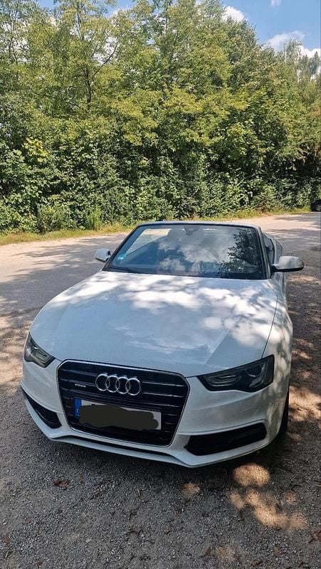 Weiß Gebraucht 2013 Audi A5 Cabriolet S-Line Cabrio | 11.000 € (Superpreis) - Bild 1/4