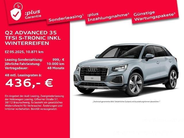 Gebraucht Audi Q2 Advanced Plus 150 PS (110 kW) 2025 Pfeilgrau perleffekt SUV