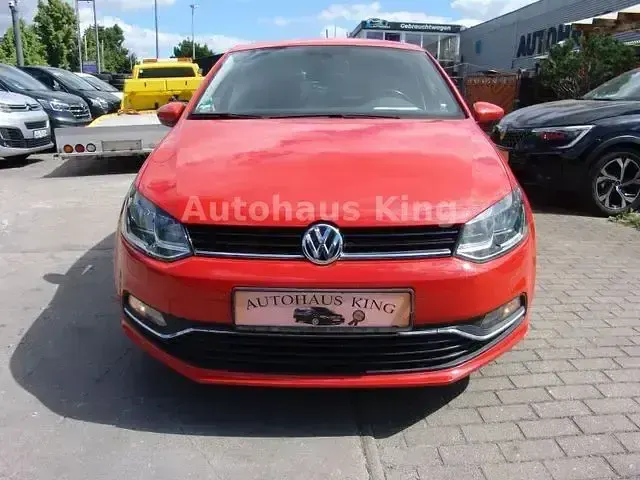 Gebraucht VW Polo Allstar 90 PS (66 kW) 2016 Flashrot Kleinwagen