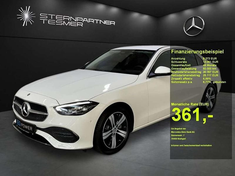 Weiß Gebraucht 2022 Mercedes C180 Avantgarde Limousine | 33.490 € (Etwas zu teuer) - Bild 1/3