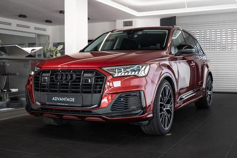 Rot Gebraucht 2022 Audi Q7 S-Line SUV | 51.900 € (Superpreis) - Bild 1/4