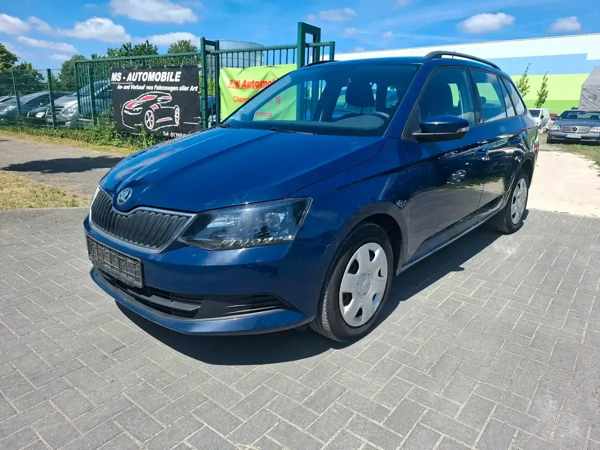 Gebraucht Skoda Fabia 90 PS (66 kW) 2015 Blau Kombi