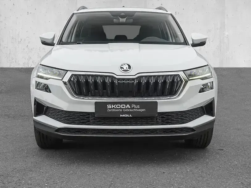 Gebraucht Skoda Karoq Selection 150 PS (110 kW) 2024 Moonweiß perleffekt (metallic) SUV