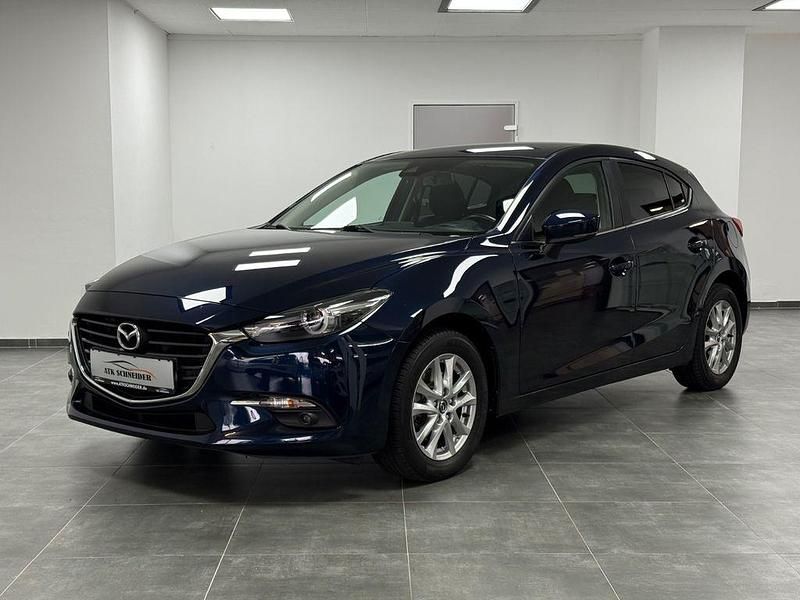 Gebraucht Mazda 3 Exclusive 120 PS (88 kW) 2018 Blau Limousine