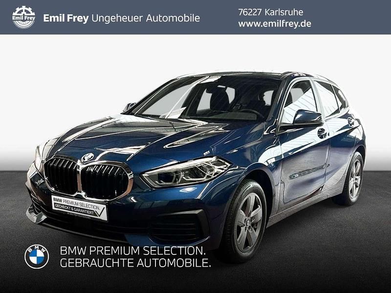 Blau Gebraucht 2022 BMW 118 Advantage Kleinwagen | 21.970 € (Fairer Preis) - Bild 1/3