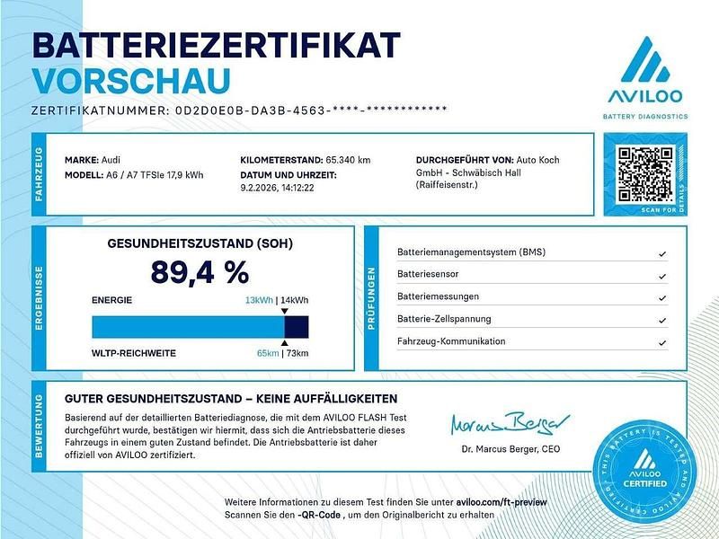 Gebraucht Audi A7 S-Line 299 PS (219 kW) 2023 Daytonagrau perleffekt Limousine