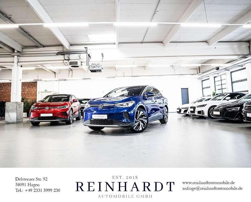 Blue dusk metallic Gebraucht 2022 VW ID.4 Pro Performance SUV | 28.770 € (Guter Preis) - Bild 1/3