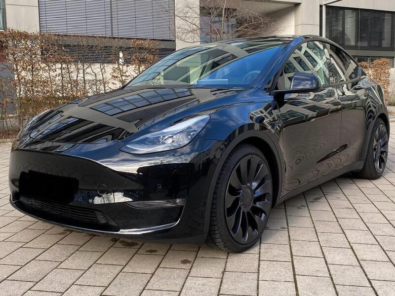 Schwarz Gebraucht 2022 Tesla Model Y Performance SUV | 39.500 € (Fairer Preis) - Bild 1/4
