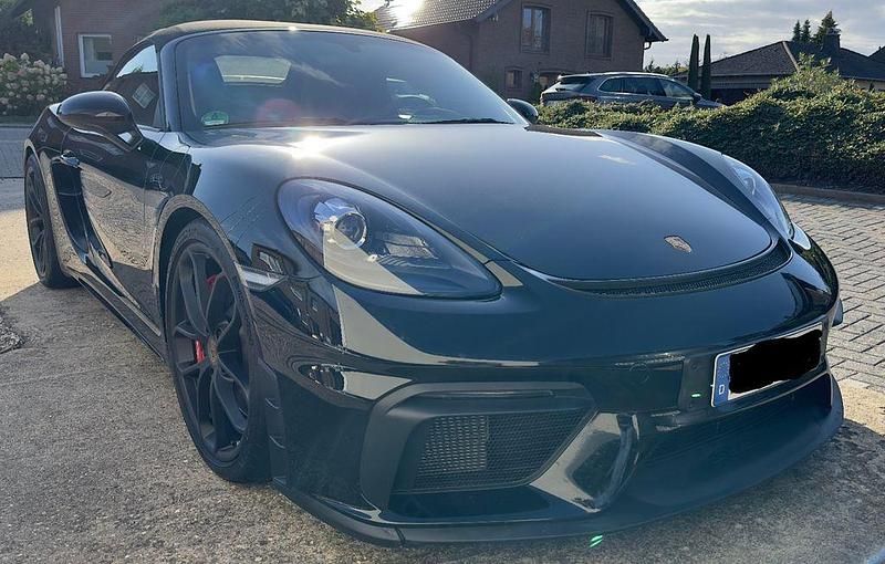 Schwarz Gebraucht 2019 Porsche Boxster Spyder Cabrio | 89.900 € (Guter Preis) - Bild 1/4