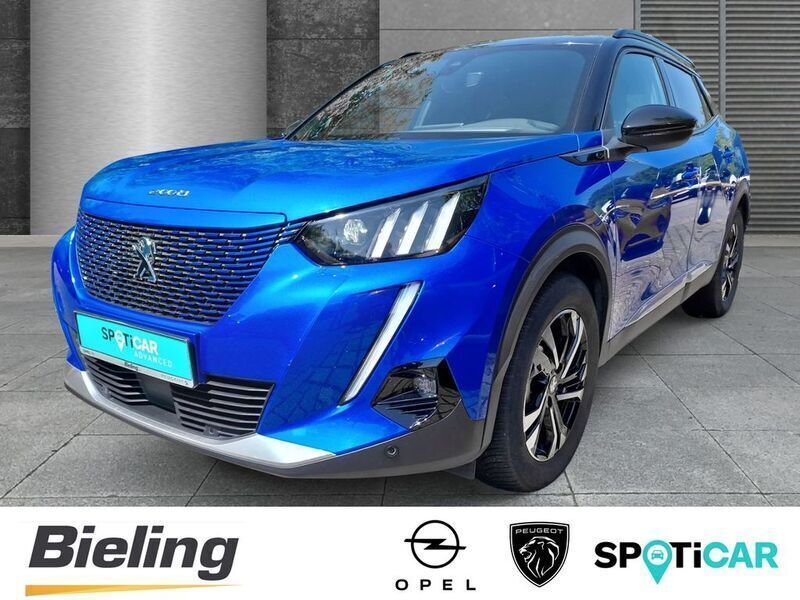 Blau Gebraucht 2021 Peugeot e-2008 GT SUV | 19.450 € (Fairer Preis) - Bild 1/4