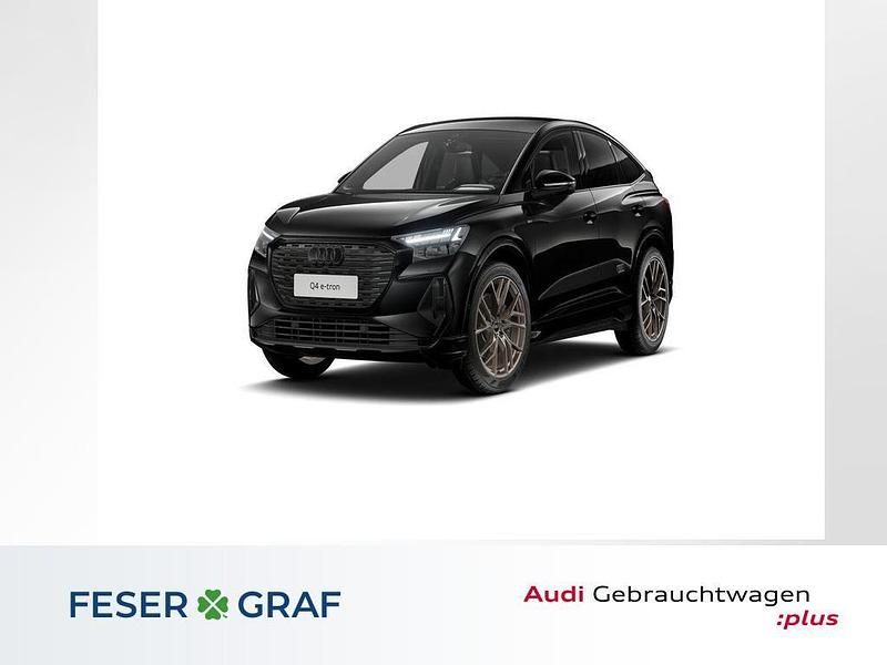 Mythosschwarz metallic Gebraucht 2025 Audi Q4 Sportback e-tron Ambiente SUV | 54.890 € (Etwas zu teuer) - Bild 1/4
