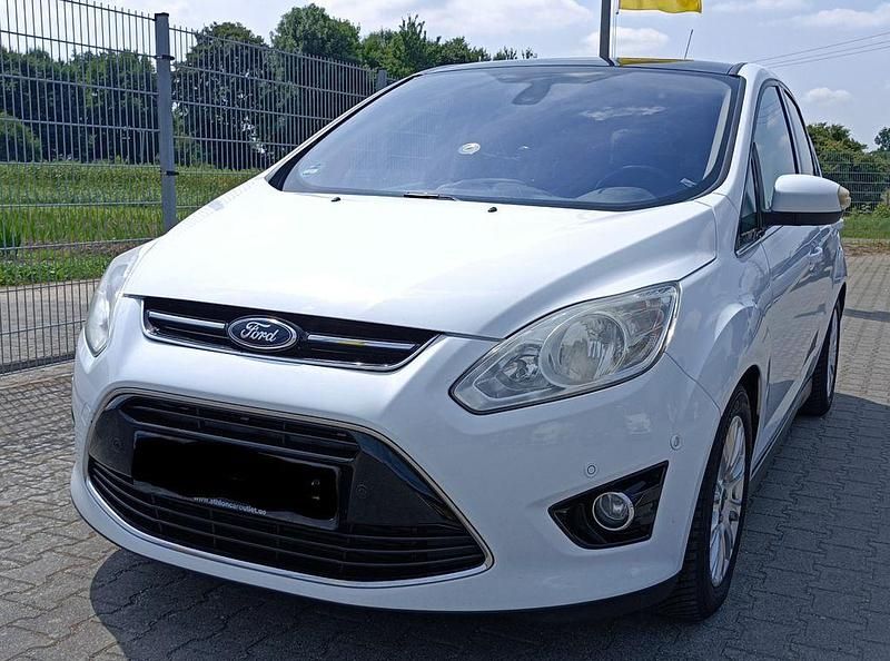 Weiß Gebraucht 2011 Ford C-MAX Titanium Van / Kleinbus | 4.100 € (Fairer Preis) - Bild 1/4