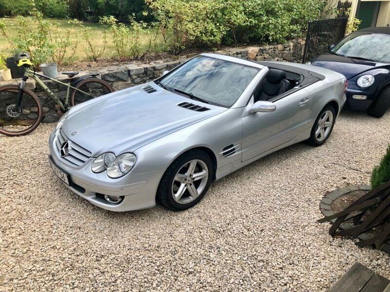 Silber Gebraucht 2007 Mercedes SL350 Cabrio | 20.500 € (Superpreis) - Bild 1/4