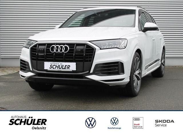 Weiß gletscherweiß metallic metallic Gebraucht 2020 Audi Q7 S-Line SUV | 56.475 € (Fairer Preis) - Bild 1/4