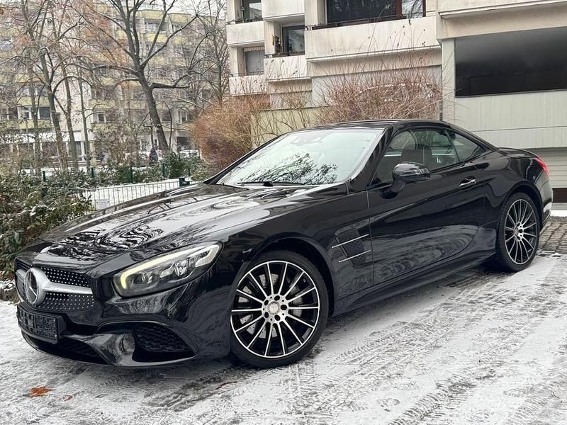 Gebraucht Mercedes SL400 AMG line 367 PS (269 kW) 2016 Obsidianschwarz Cabrio