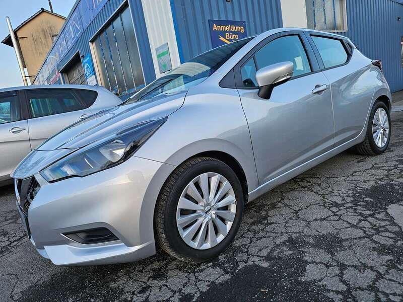 Silber Gebraucht 2022 Nissan Micra Acenta Kleinwagen | 11.990 € (Guter Preis) - Bild 1/4