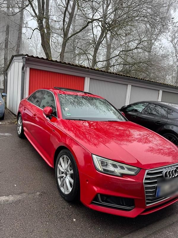 Rot Gebraucht 2015 Audi A4 S-Line Limousine | 23.500 € - Bild 1/4