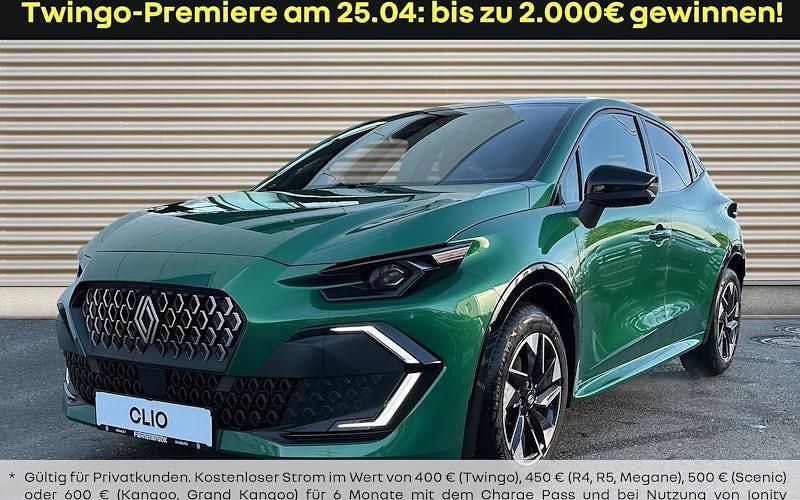 Neu Renault Clio V Techno 115 PS (84 kW) 2025 Grün Limousine