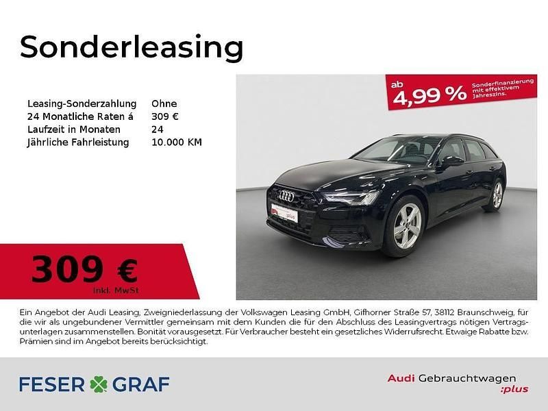 Mythosschwarz metallic Gebraucht 2025 Audi A6 Advanced Plus Kombi | 49.480 € (Fairer Preis) - Bild 1/1