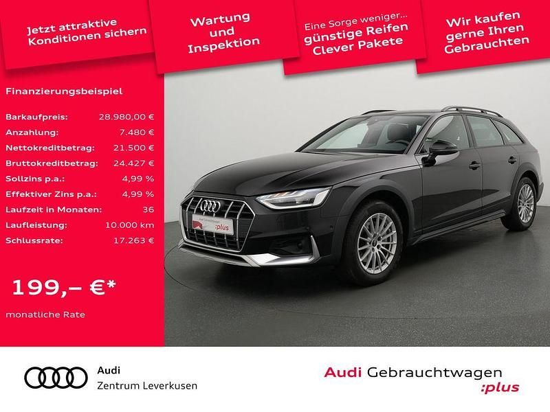 Brillantschwarz Gebraucht 2022 Audi A4 Allroad Ambiente Kombi | 28.980 € (Fairer Preis) - Bild 1/4