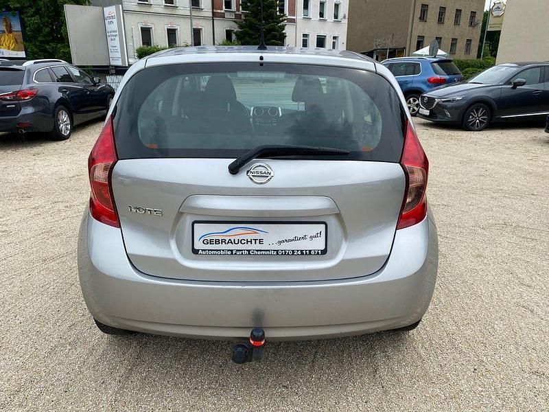Second-hand Nissan Note Acenta 98 CP (72 kW) 2014 Argintiu Monovolum