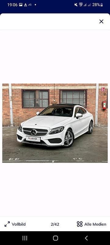 Gebraucht 2016 Mercedes C250 AMG line Coupé | 15.000 € (Superpreis) - Bild 1/4