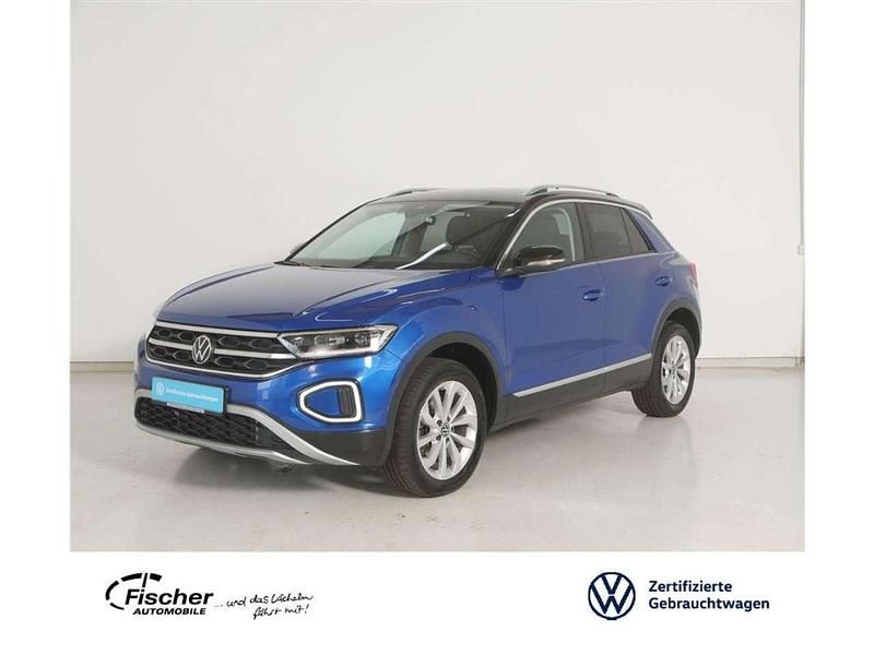 Blau Gebraucht 2024 VW T-Roc Style SUV | 33.480 € (Fairer Preis) - Bild 1/3